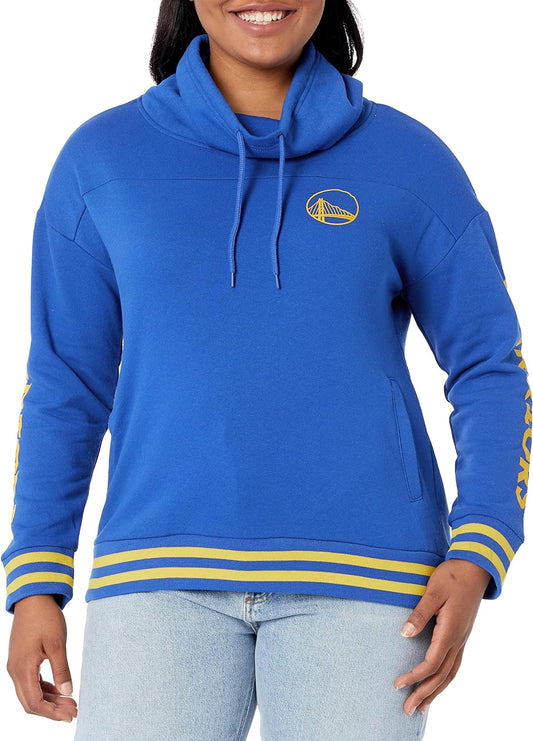 Ultra Game Women'S NBA Official Super Soft Pullover Hoodie Funnel Sweatshirt
