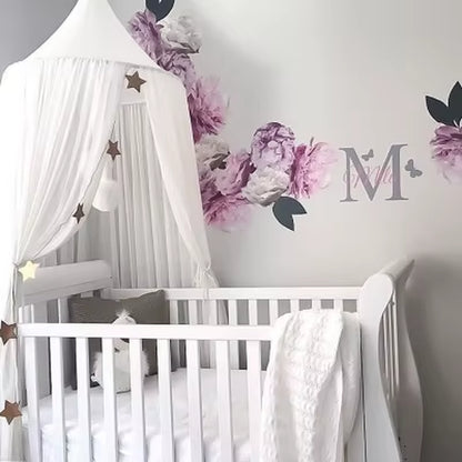 New Kids Baby Chiffon Mosquito Net Romantic Pink Princess Canopy Tent Bed Curtain for Adult Girls Nordic Style Home Decoration